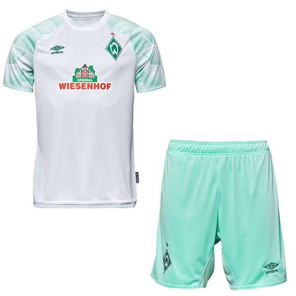 Camiseta Werder Bremen Segunda equipo Niños 2020-21 Blanco
